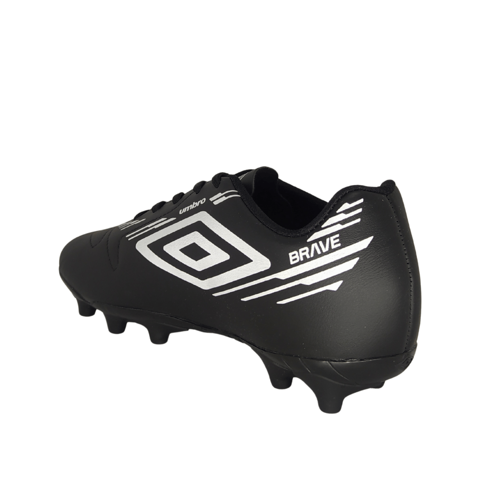 Chuteira Campo Umbro Brave Jr Preto/Branco 3