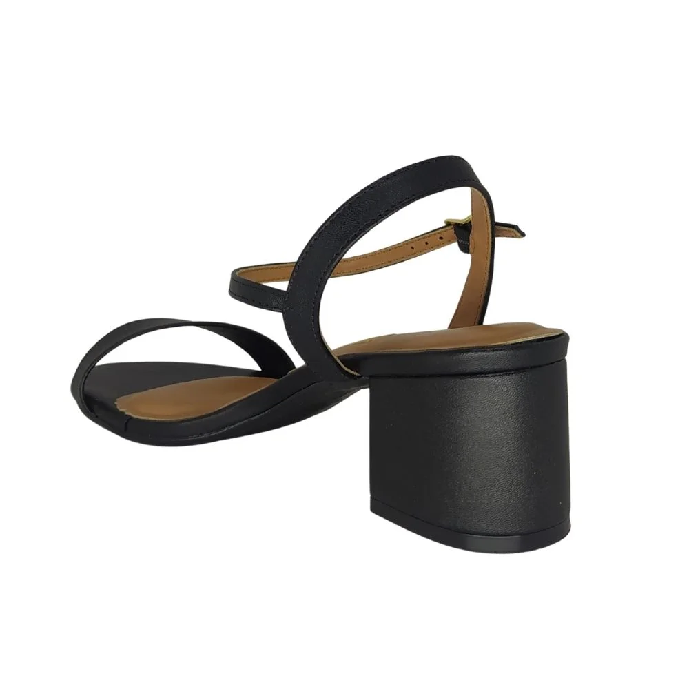 Sandália Vizzano Salto Baixo Preto 3