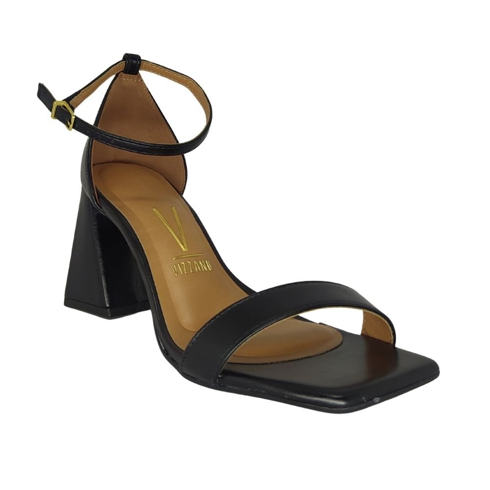 Sandália Feminina Vizzano Salto Alto em Bloco