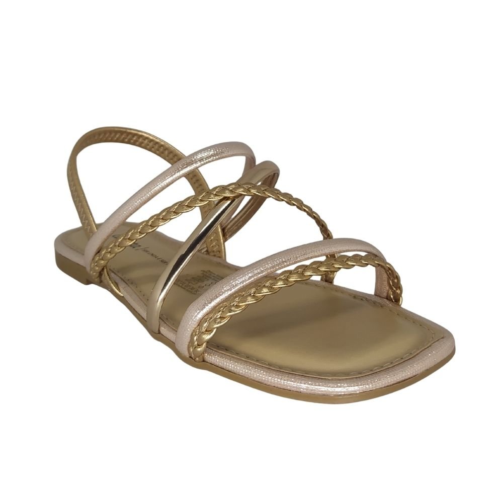 Sandália Dakota Rasteira Brilho