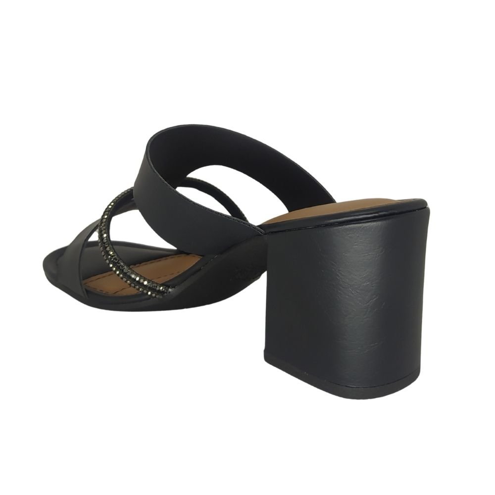 Tamanco Dakota Salto Médio Preto 3