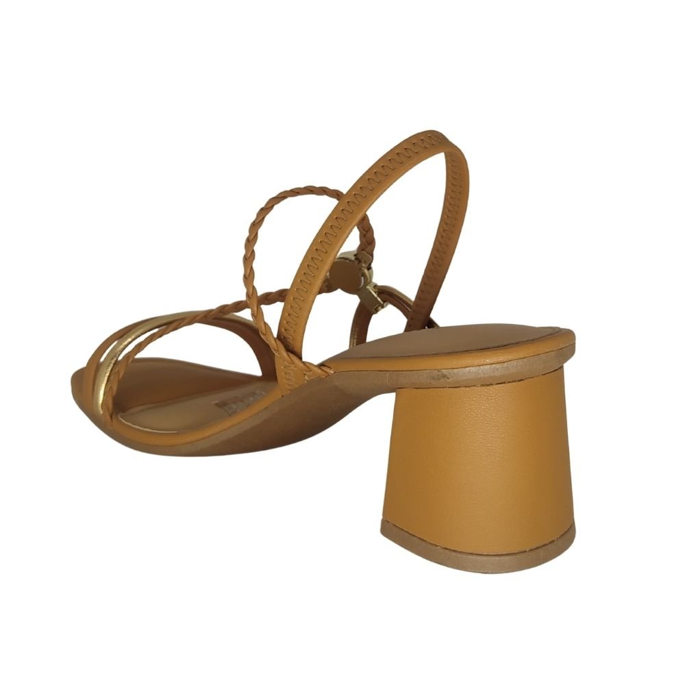 Sandália Salto Médio Dakota Marrom 3