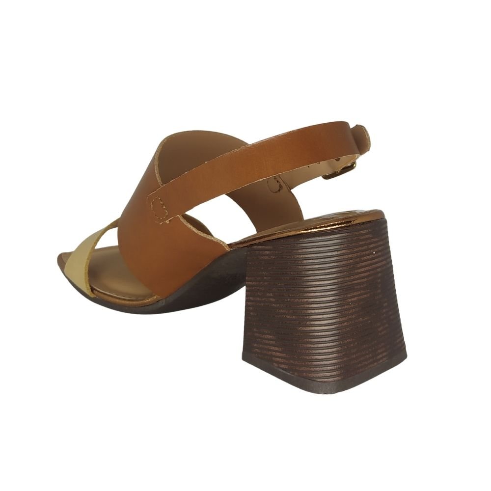 Sandália Dakota Couro Caramelo 3