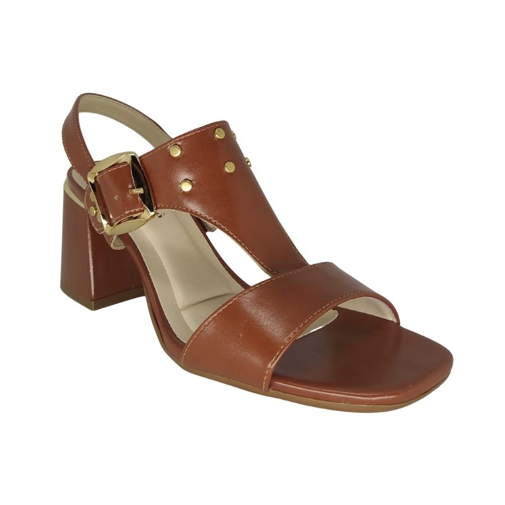 Sandália Bebecê Salto Médio Bloco