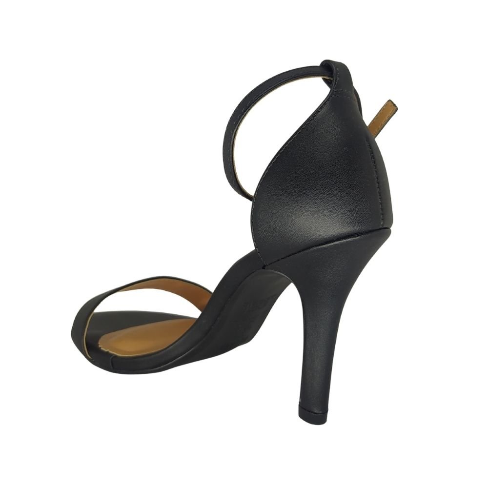 Sandália Vizzano Salto Alto Fino Preto 3
