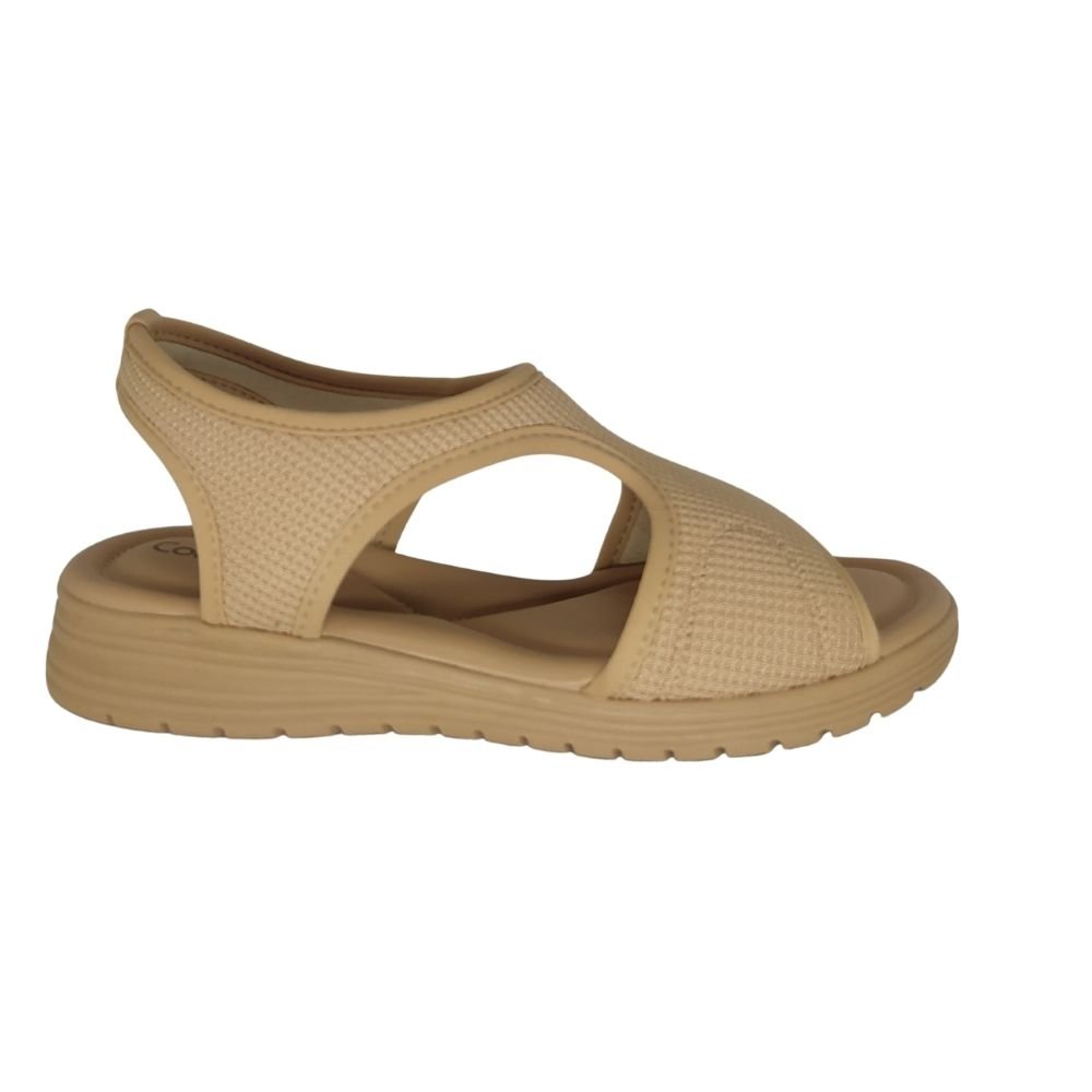 Sandália Comfortflex 25-51302 Fem Ad Bege 2
