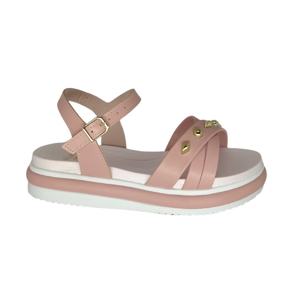 Sandália Menina Plataforma Mini Sua Cia Rosa 2
