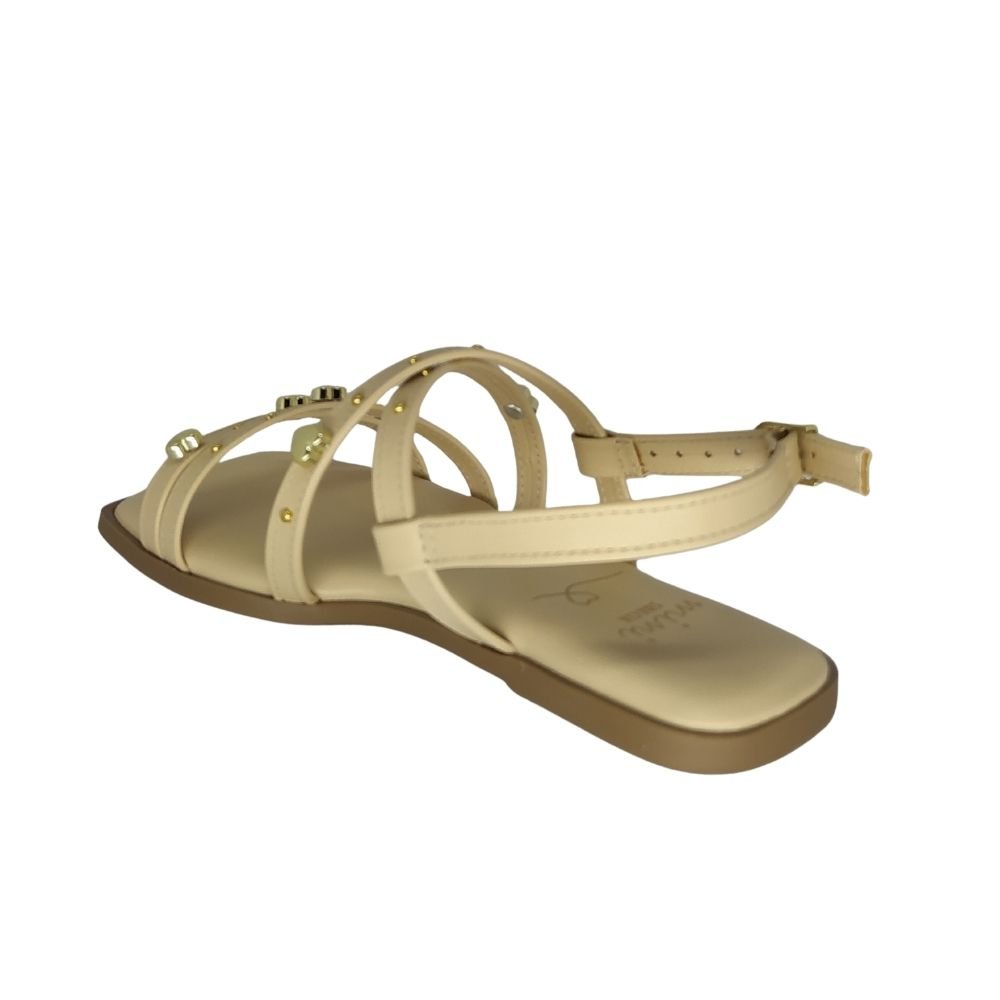 Sandália Rasteira Infantil Mini Sua Cia Areia 3