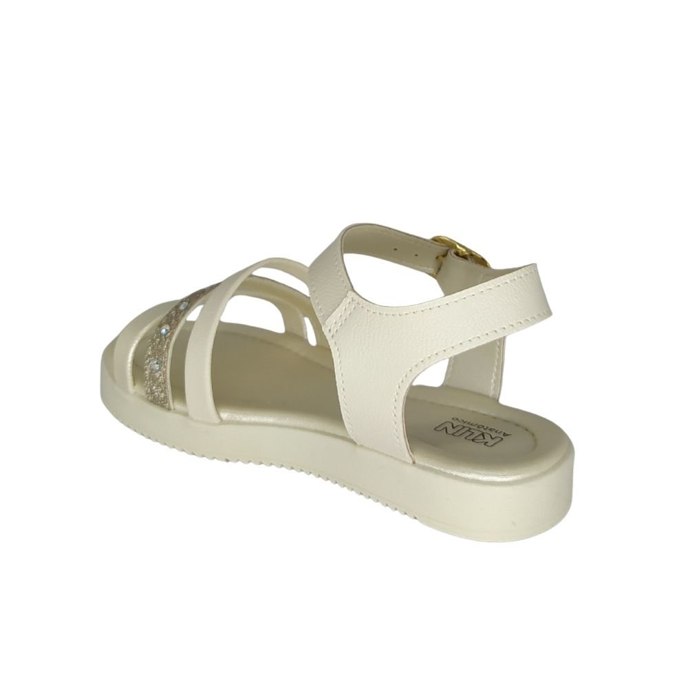 Sandália Menina Klin Lolinha Branco 3