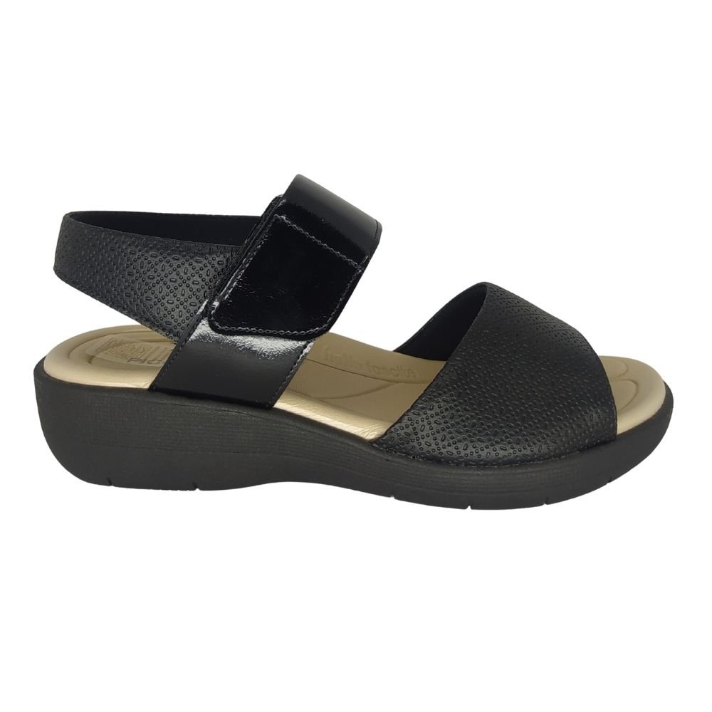 Sandália Piccadilly para Fascite Platar Preto 2