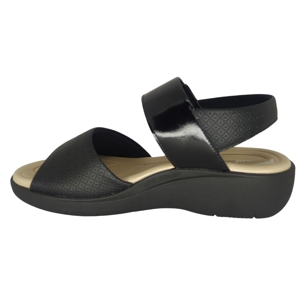 Sandália Piccadilly para Fascite Platar Preto 3