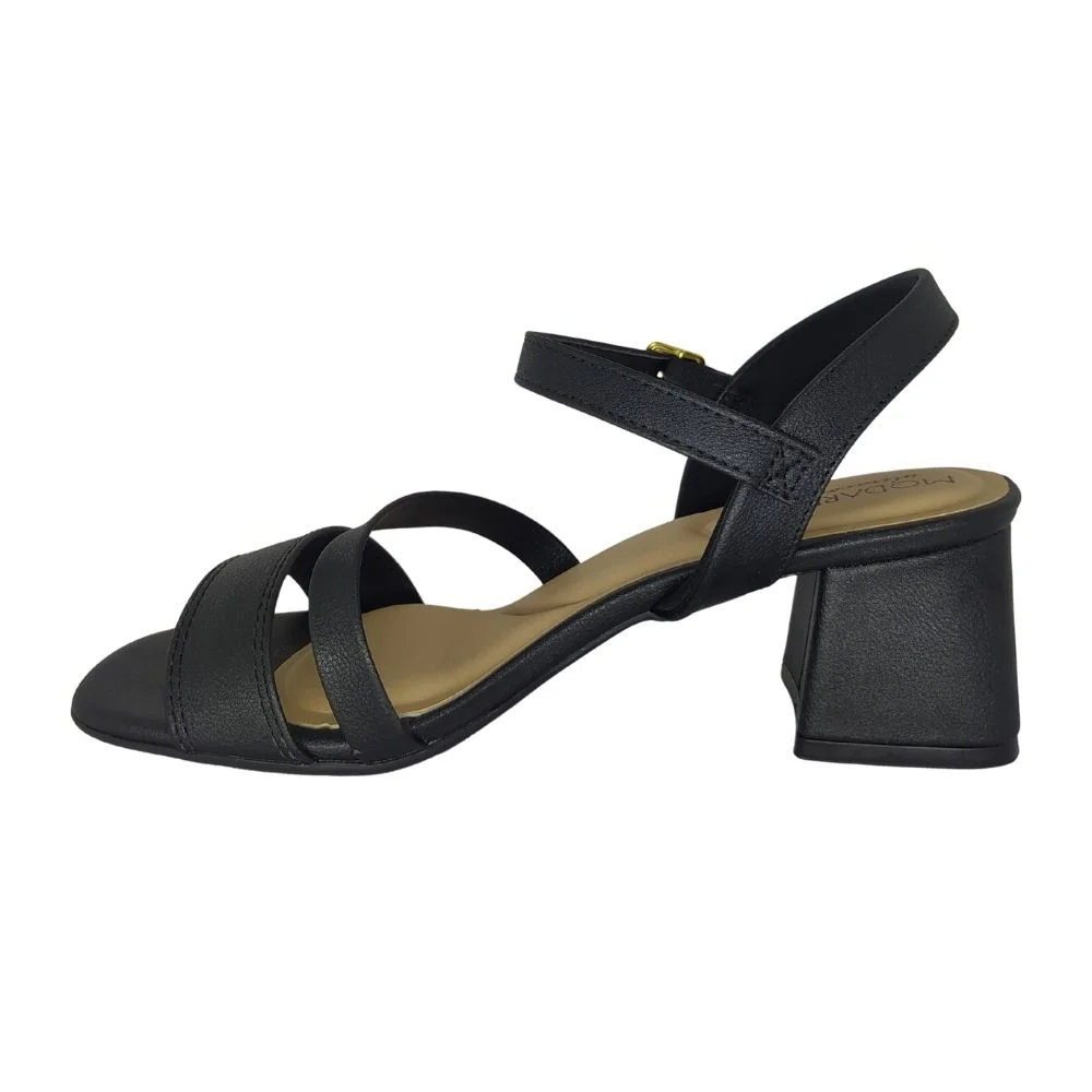 Sándalia Feminina Modare Salto Médio Preto 3
