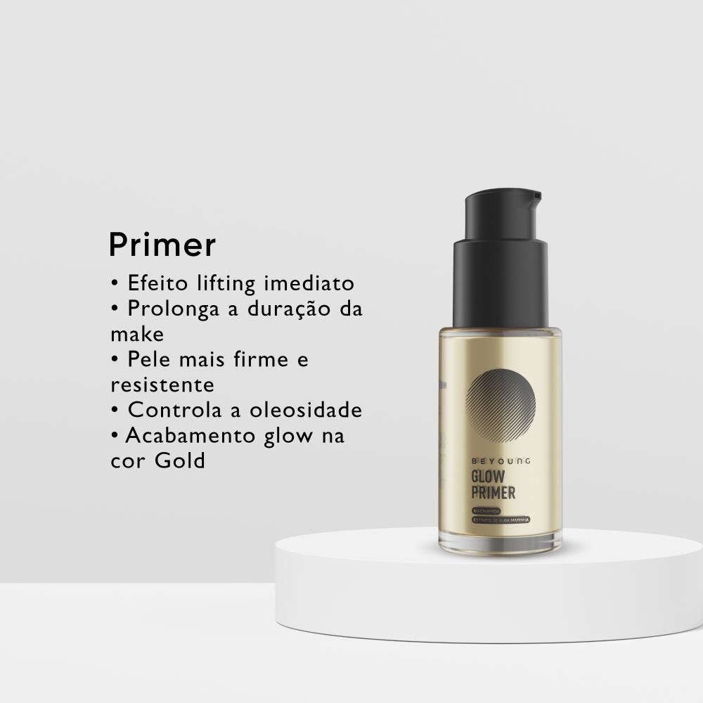 Kit Clássicos Beyoung Skincare e Make Dourado 4 Produtos ÚNICO 6