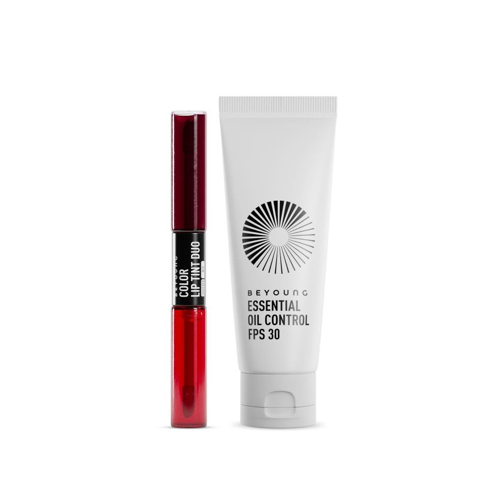 Kit Beyoung Dupla de Proteção e Cor 1 FPS 30 e 1 Lip Tint ÚNICO 1