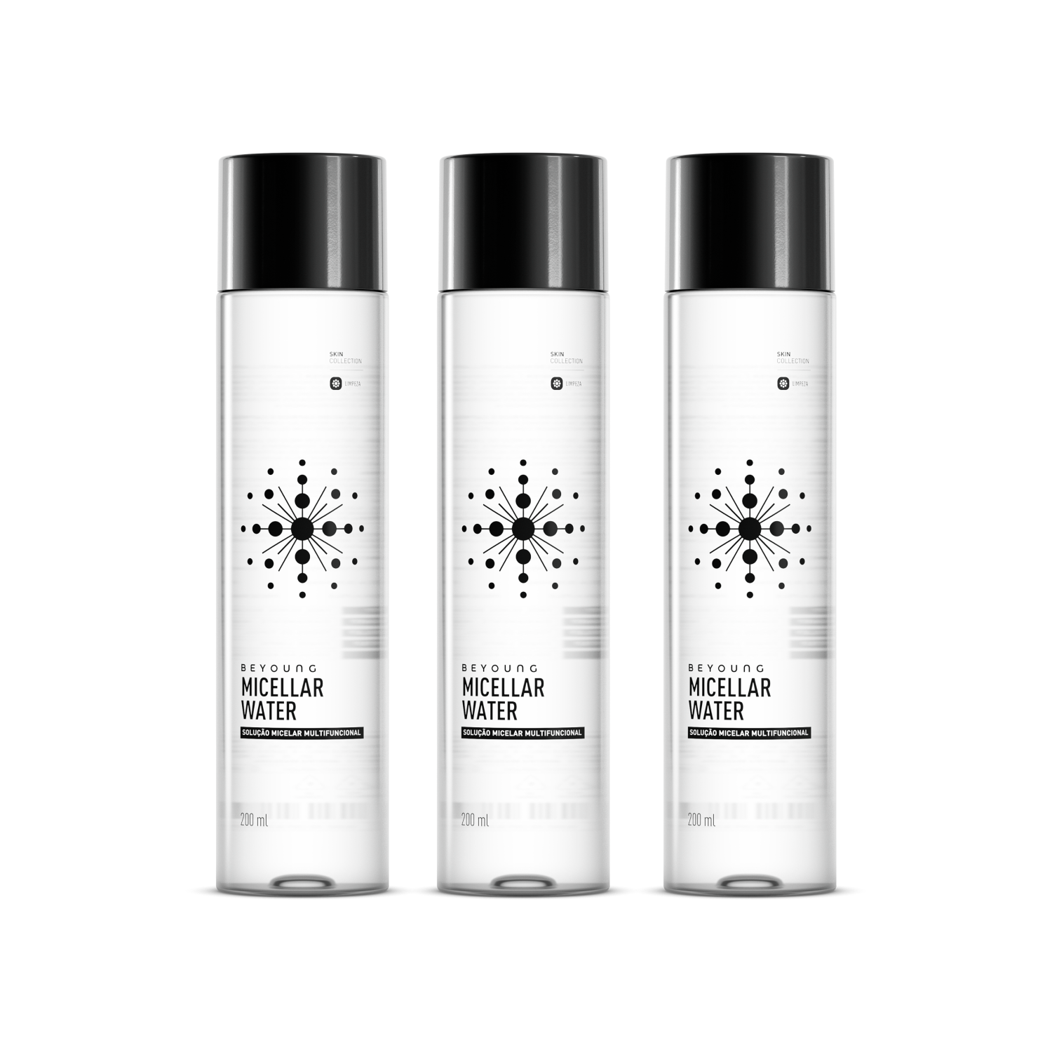 Kit Beyoung Trio de Água Micellar - 3 Micellar Water 200ml ÚNICO 1