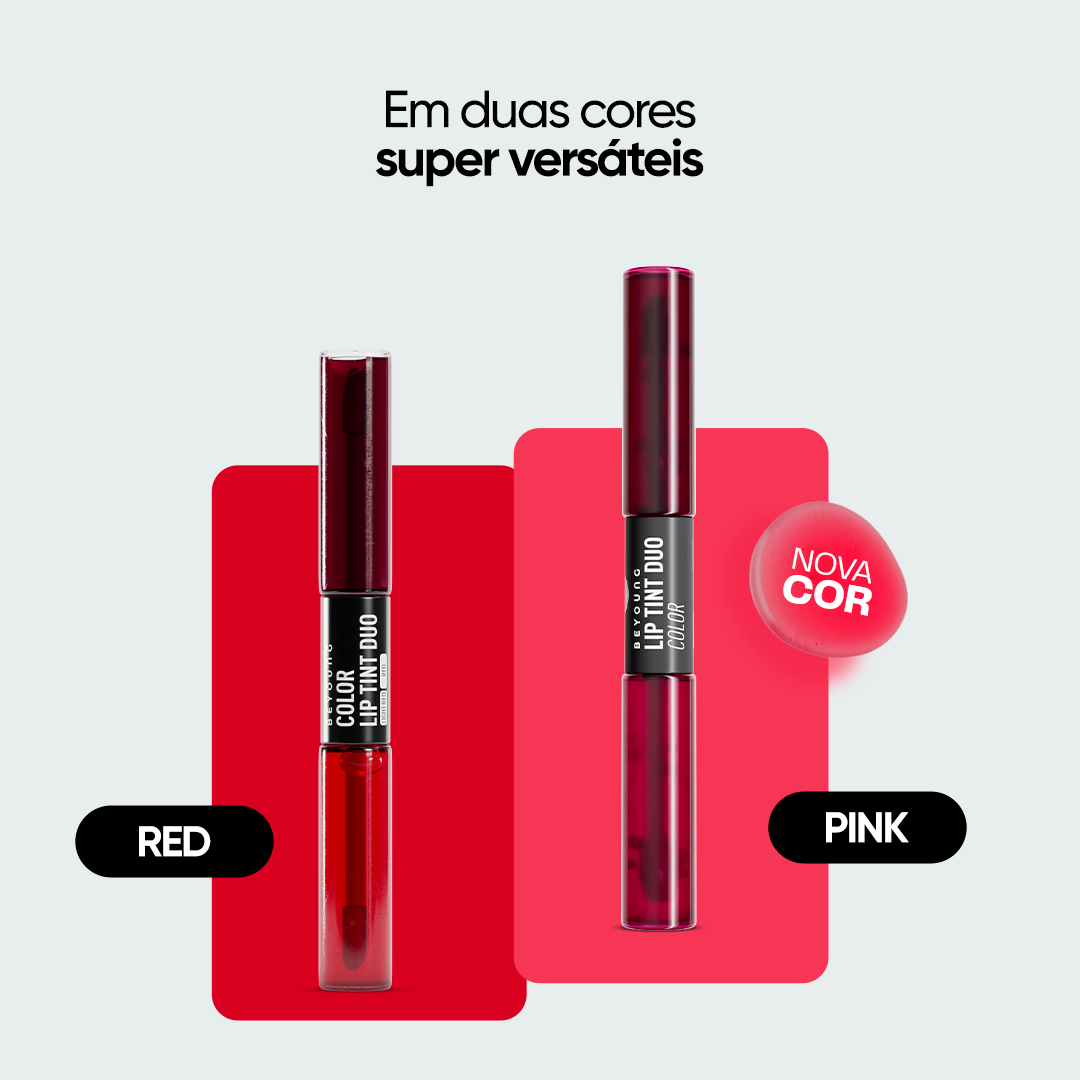Beyoung Lip Tint Pink Duas Cores com Ácido Hialurônico 9,4g Pink 5