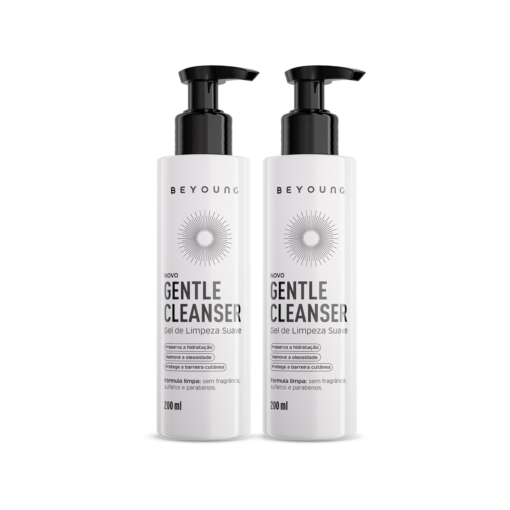 Kit Beyoung 2 Gentle Cleanser Gel de Limpeza Facial  Suave