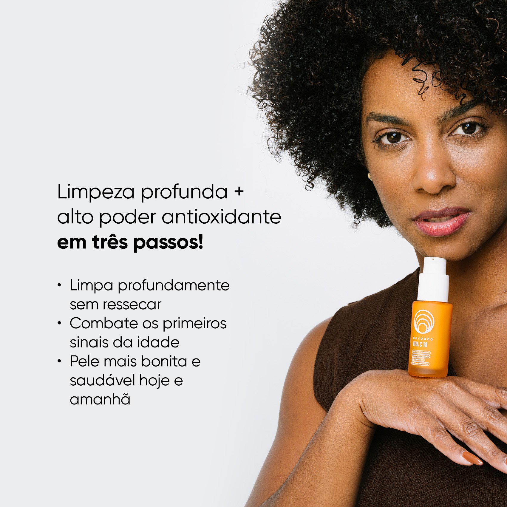 Kit Beyoung Tratamento Antioxidante 1 Sérum Booster + 1 Sérum Vita C + 1 Água Micelar ÚNICO 2