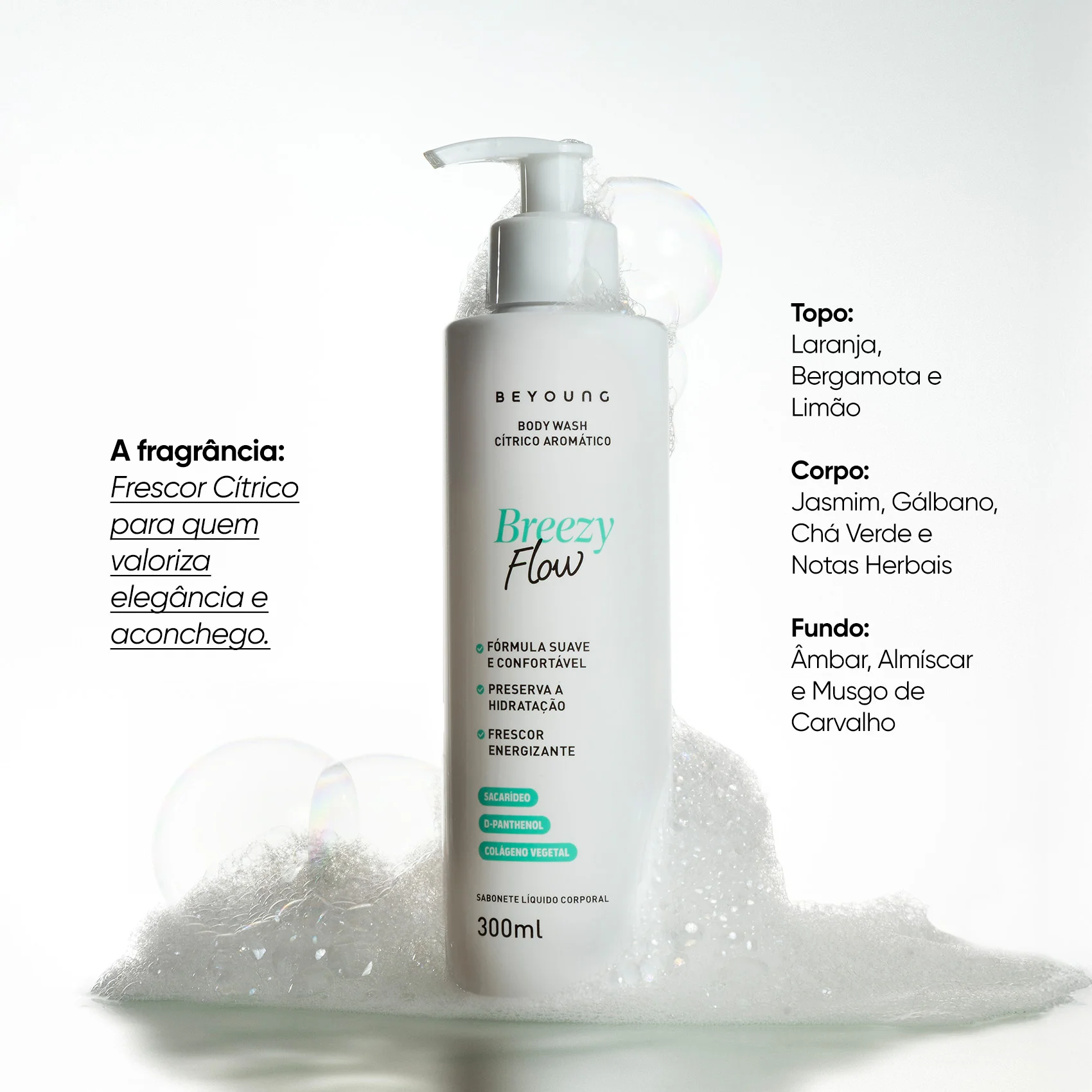 Beyoung Body Wash Sabonete Líquido Corporal 300ml 300ml 2