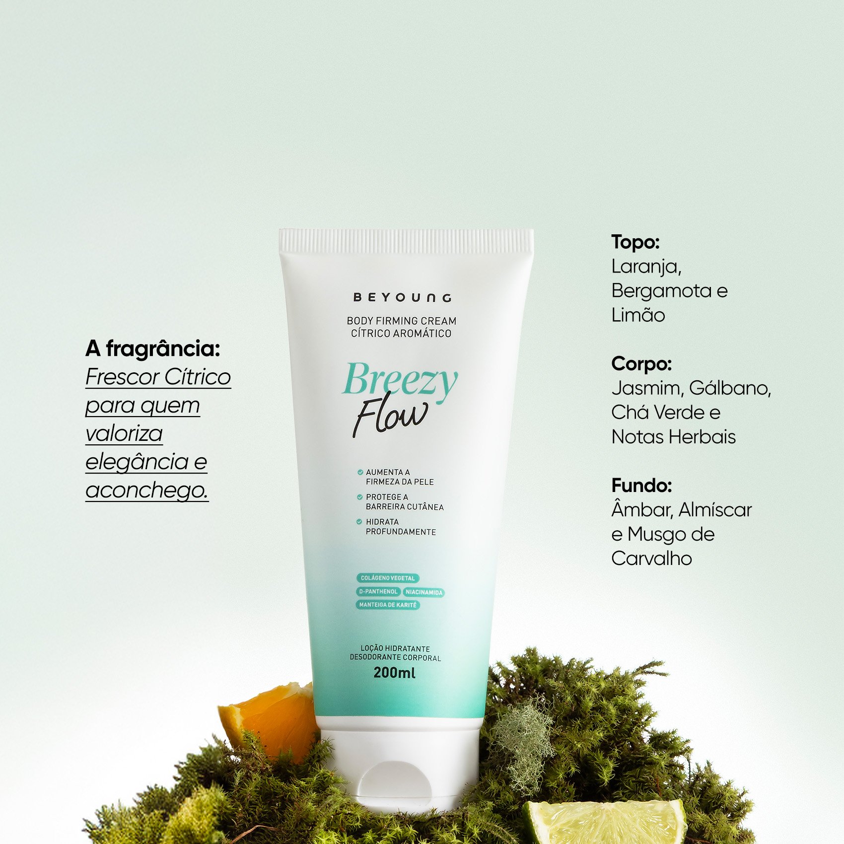 Beyoung Body Firming Cream Loção Hidratante Corporal 200ml 200ml 2