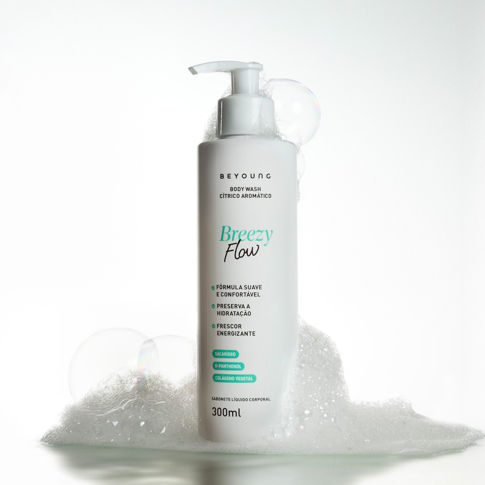 Beyoung Dupla Corporal Hidratante e Sabonete Líquido Breezy Flow Cítrico Aromático ÚNICO 4