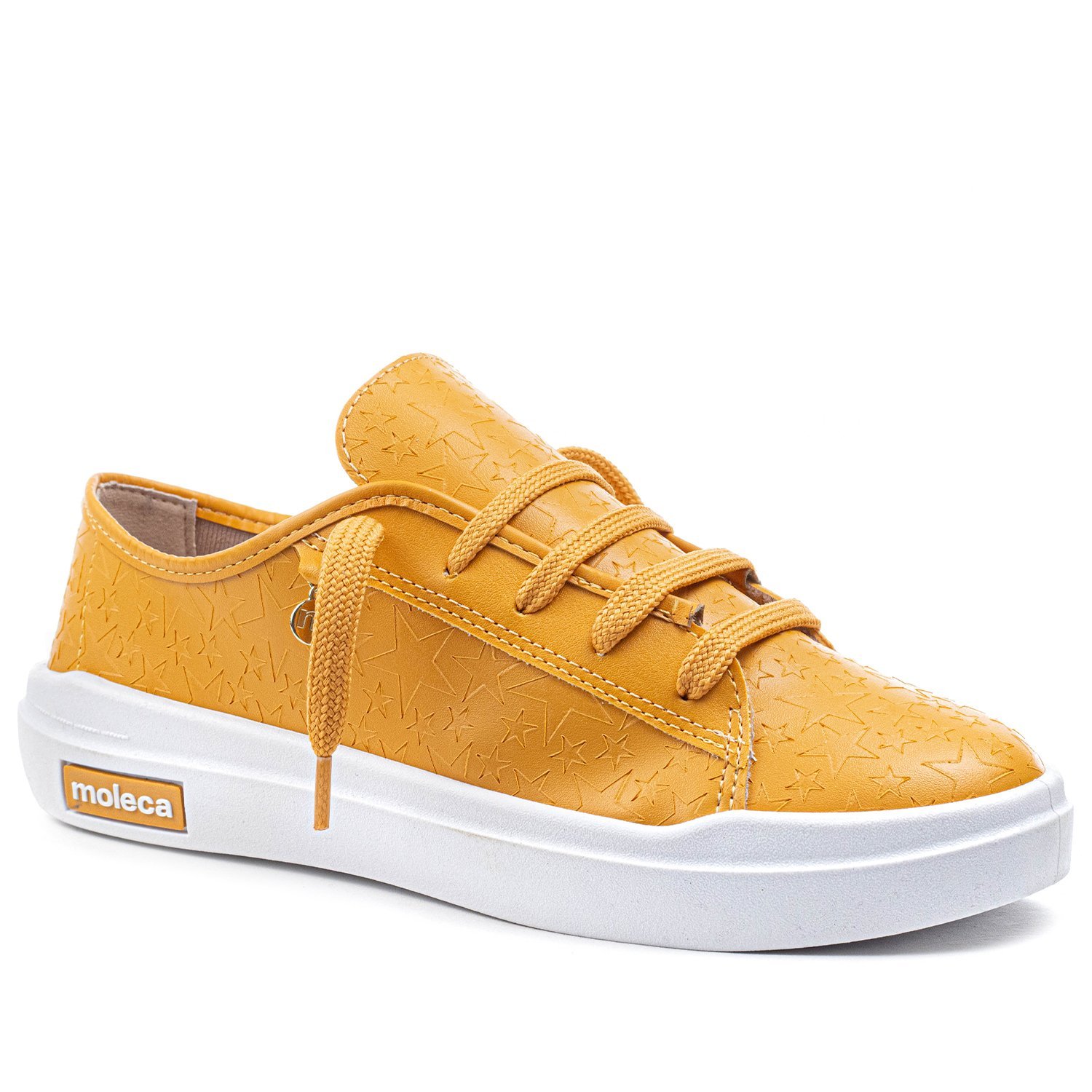 Tênis Moleca Casual Estrela Amarelo 1