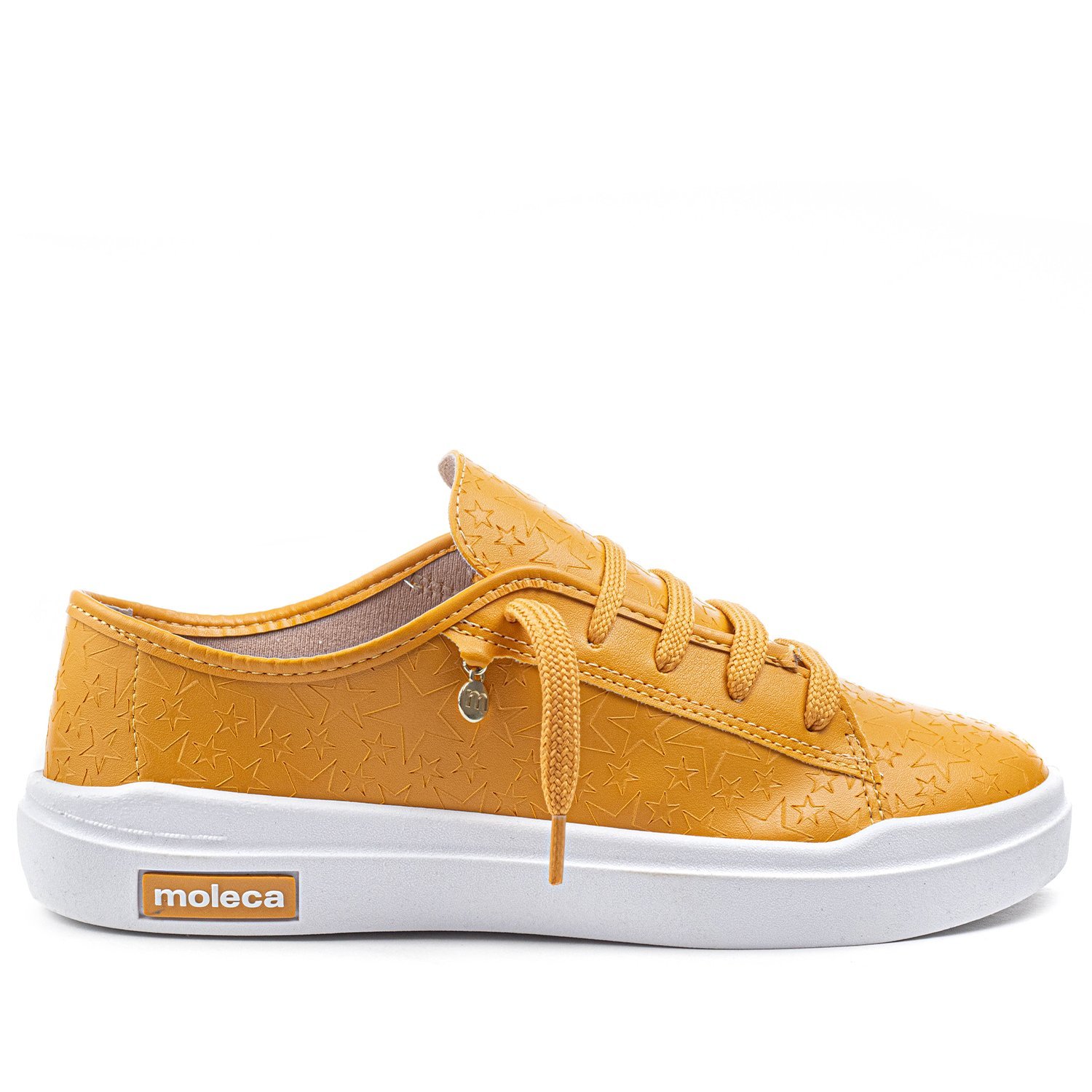 Tênis Moleca Casual Estrela Amarelo 3