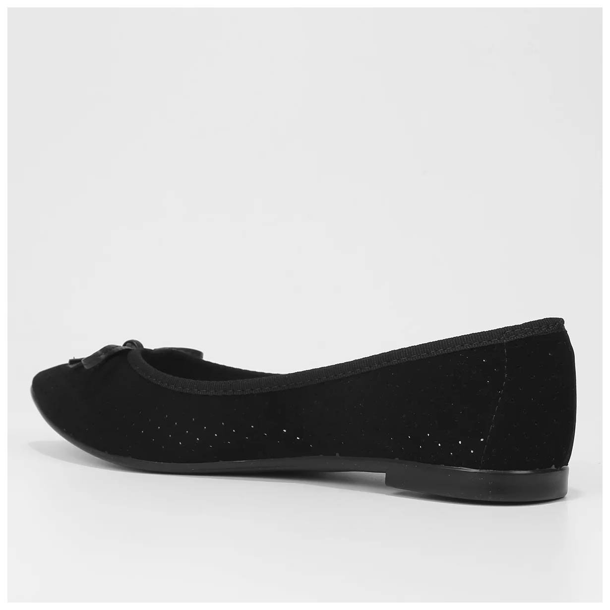 Kit Moleca 2 Sapatilhas Microperfuros Camurça Nude e Preto Multicores 5