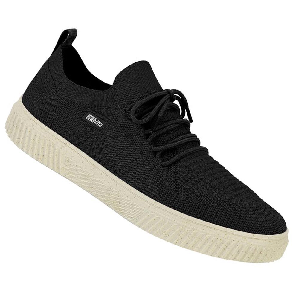 Tênis Actvitta Sapatênis Casual Masculino 4916518- Preto/Bege Preto 2