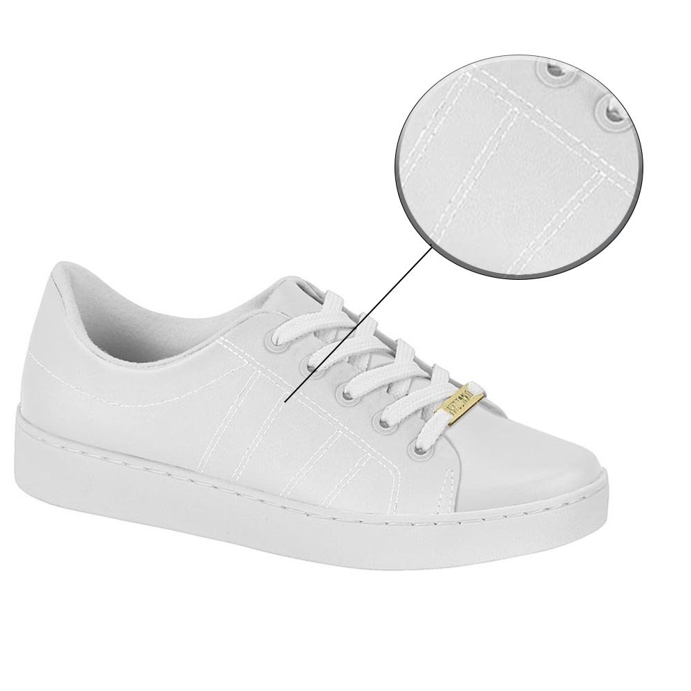 Tênis Vizzano Casual Básico 12141055 Feminino Branco 2