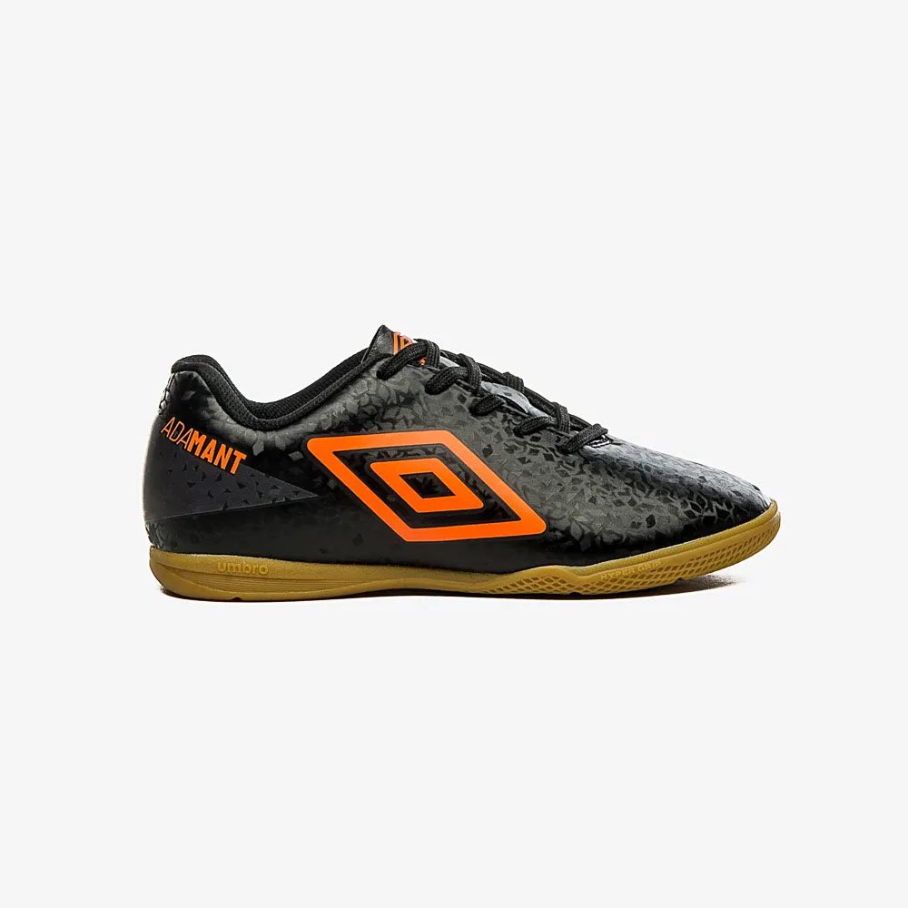 Chuteira Futsal Umbro Adamant Jr- Preto/ Laranja Preto 1