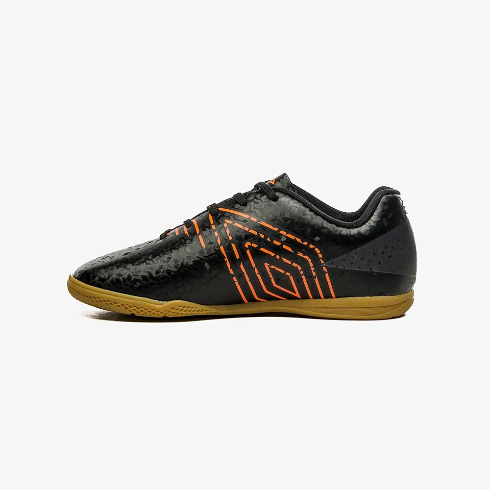 Chuteira Futsal Umbro Adamant Jr- Preto/ Laranja Preto 3