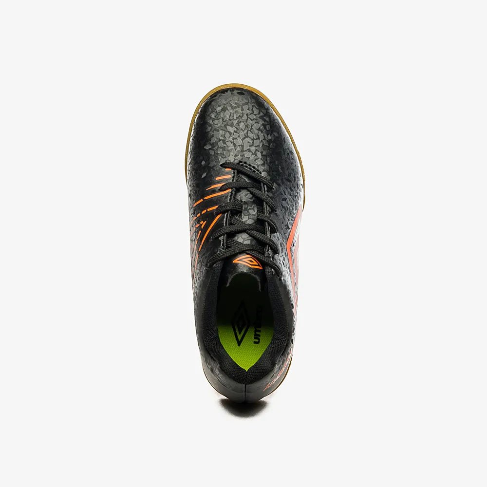 Chuteira Futsal Umbro Adamant Jr- Preto/ Laranja Preto 4