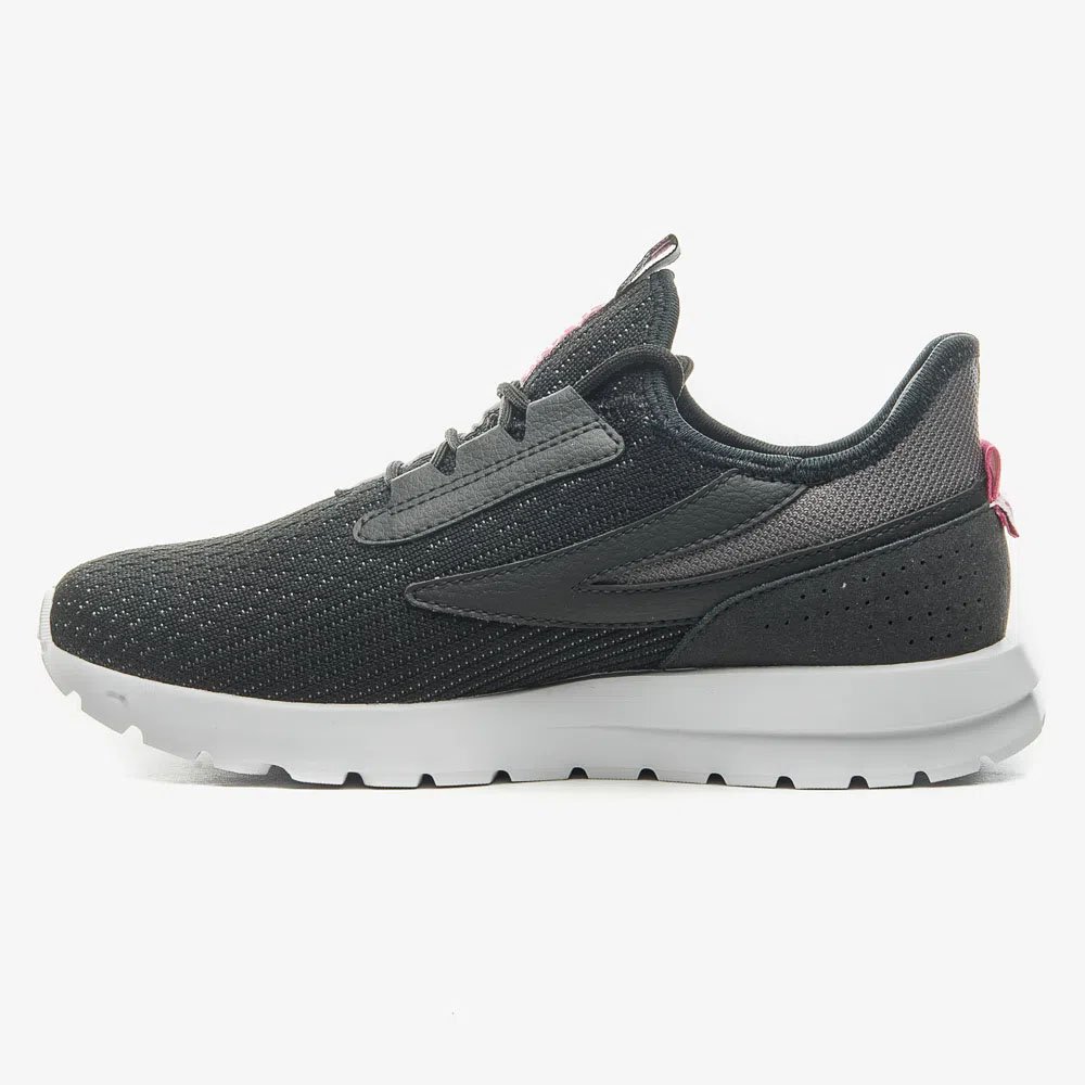 Tênis Fila Tr-Knit Feminino - Preto/ Rosa Preto 3