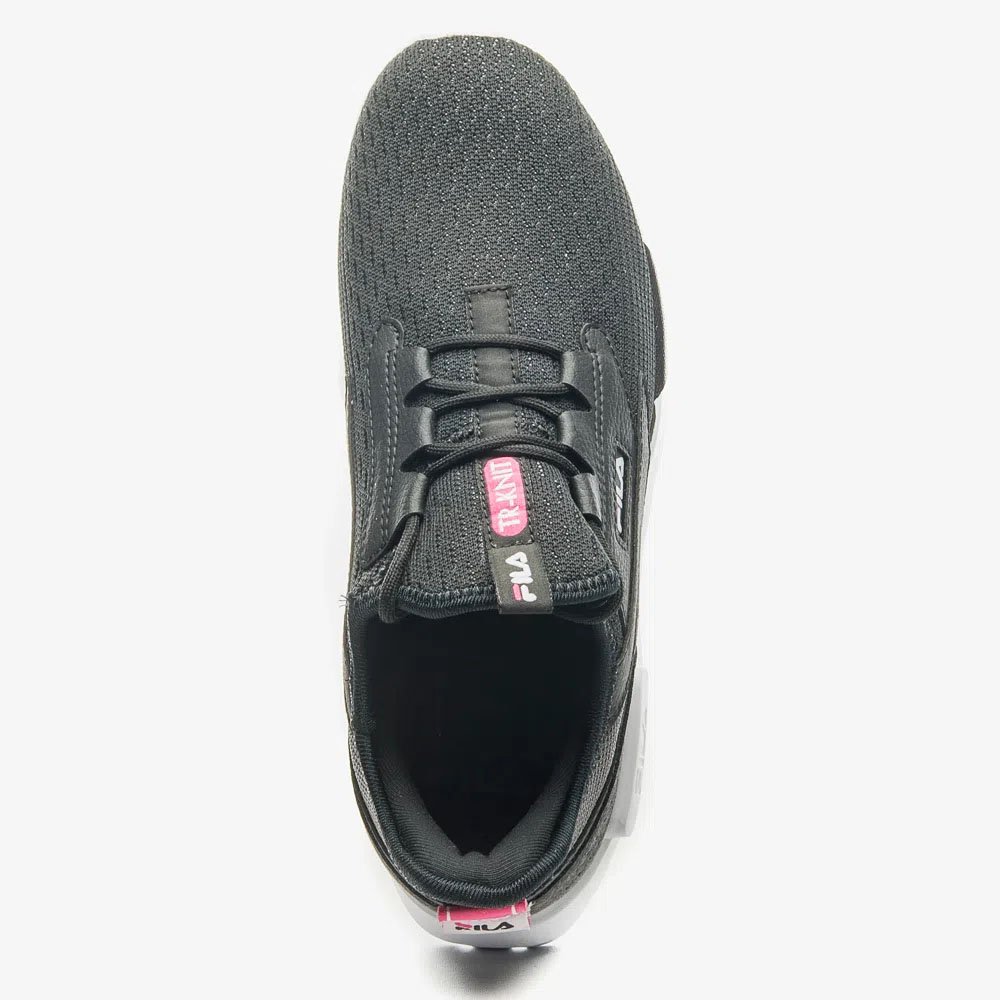 Tênis Fila Tr-Knit Feminino - Preto/ Rosa Preto 4