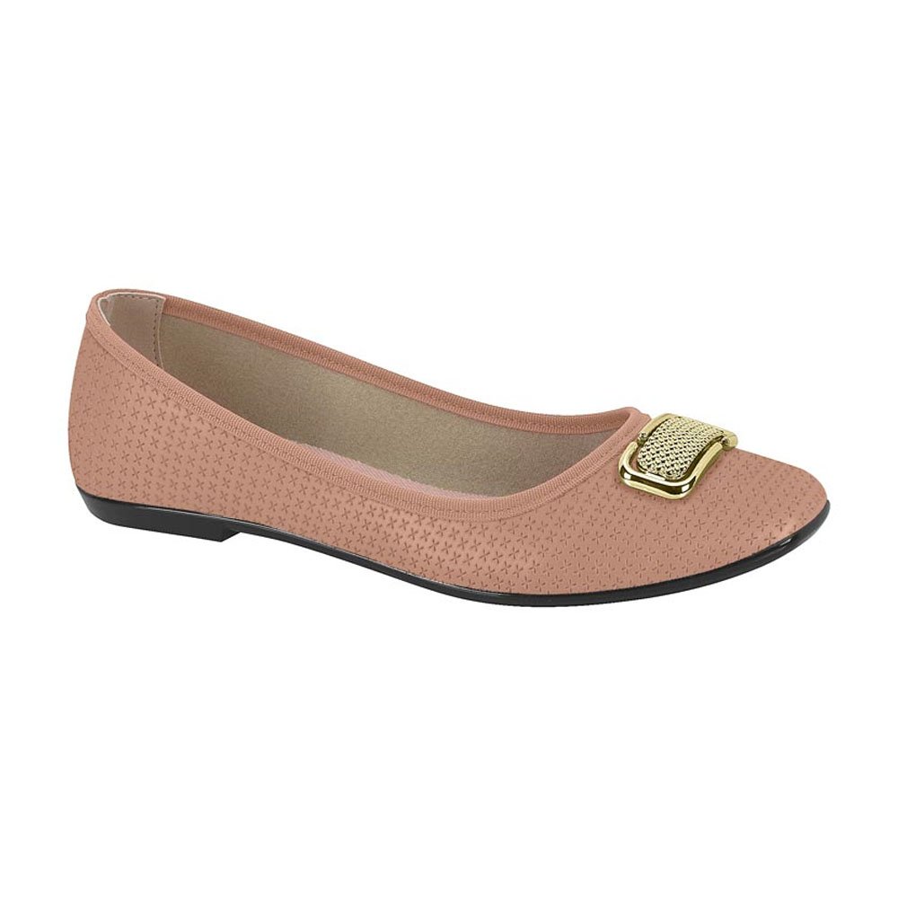 Sapatilha Moleca Feminina Firenze Napa- Nude Bege 1