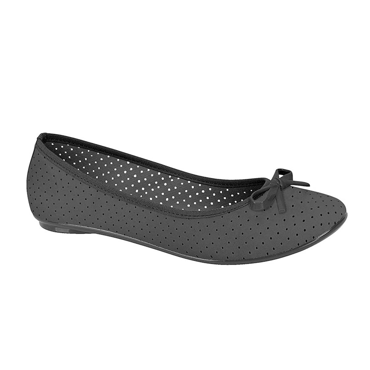 Kit 2 Pares de Sapatilhas Moleca Nude e Preto Preto/Bege 3