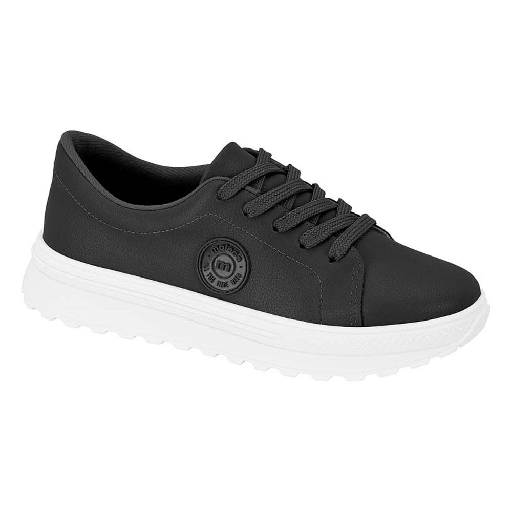 Tênis Moleca Floather Classic Flatform- Preto Preto 2