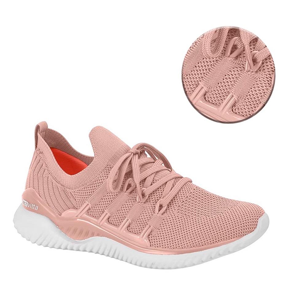 Tênis Feminino Actvitta Knit - Rosa Rosa 2