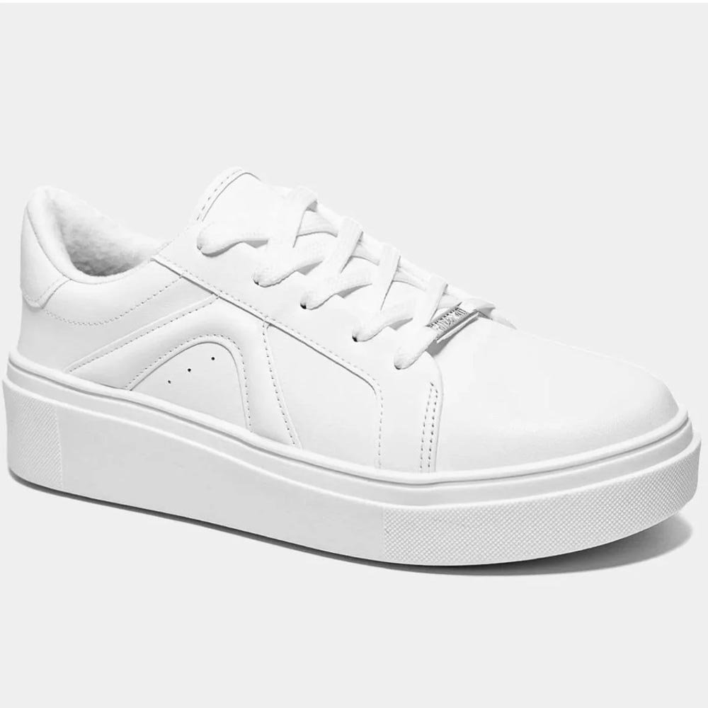 Tênis Vizzano Flatform Casual Feminino- Branco 4
