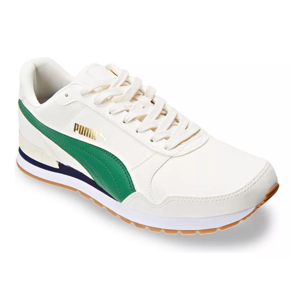 Tênis Puma Masculino St Runner V2 - Branco Verde Branco/Verde 1