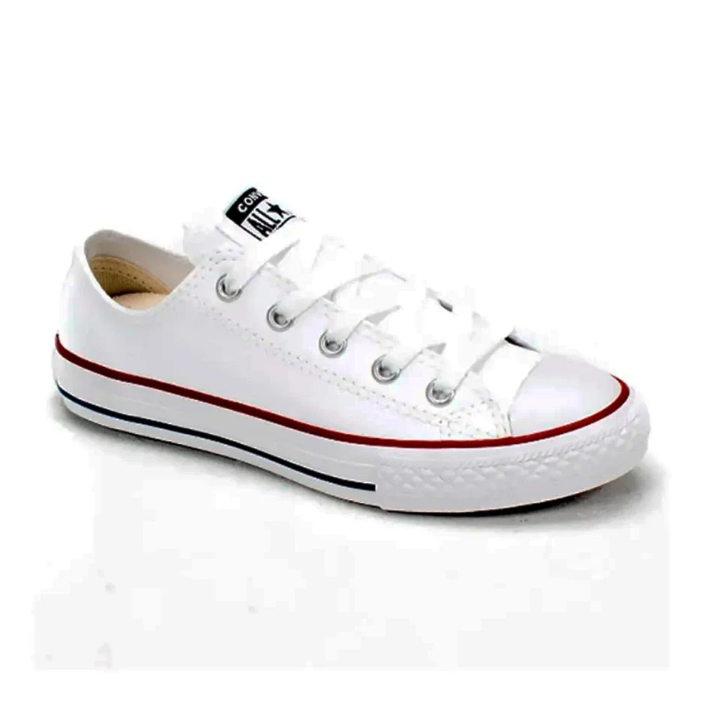 Tênis Infantil Converse All Star Chuck Taylor Branco/ Vermelho