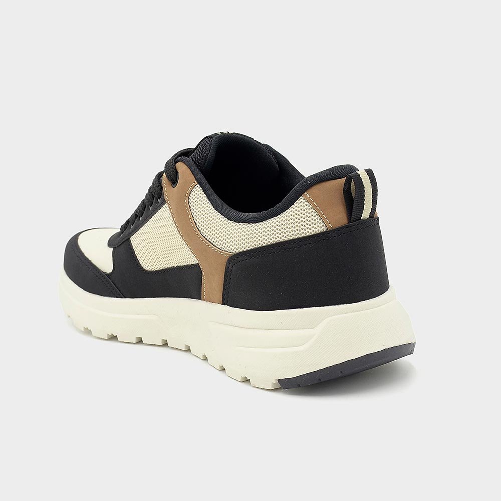 Tênis Masculino Ollie Kandem- Bege/ Preto Bege/Preto 2