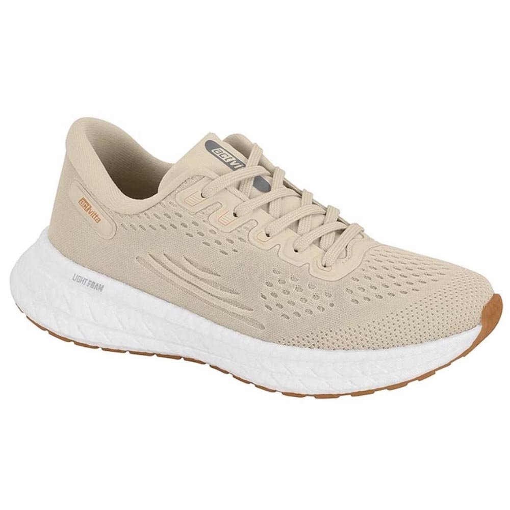 Tênis Feminino Actvitta Confortável Antiderrapante - Branco Off