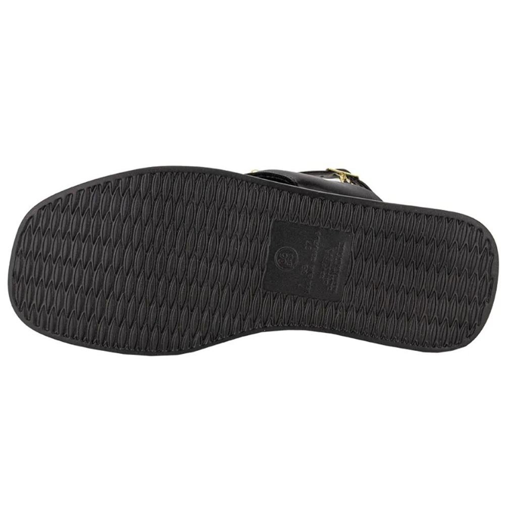 Sandália Plataforma Anabela Beira Rio - Preto Preto 5