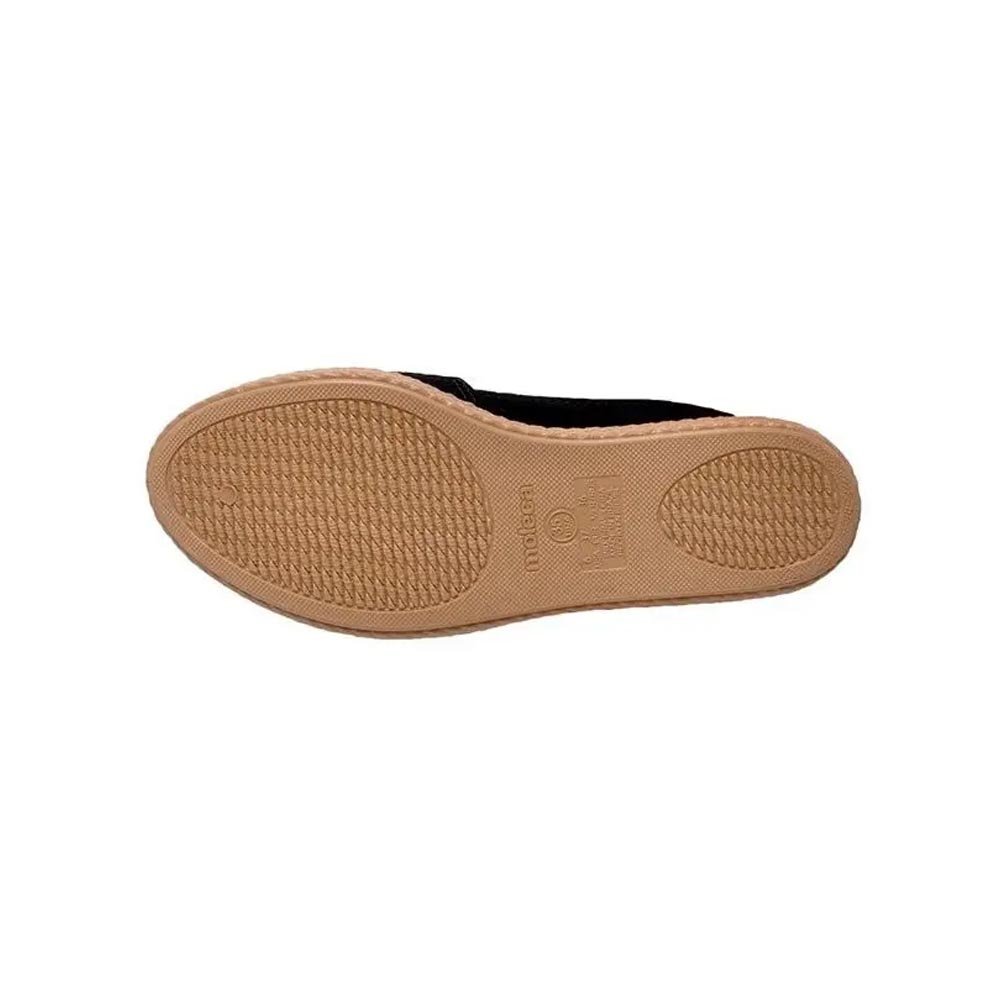 Sapatilha Slip-On Feminina Moleca Microfuros Preto Preto 3
