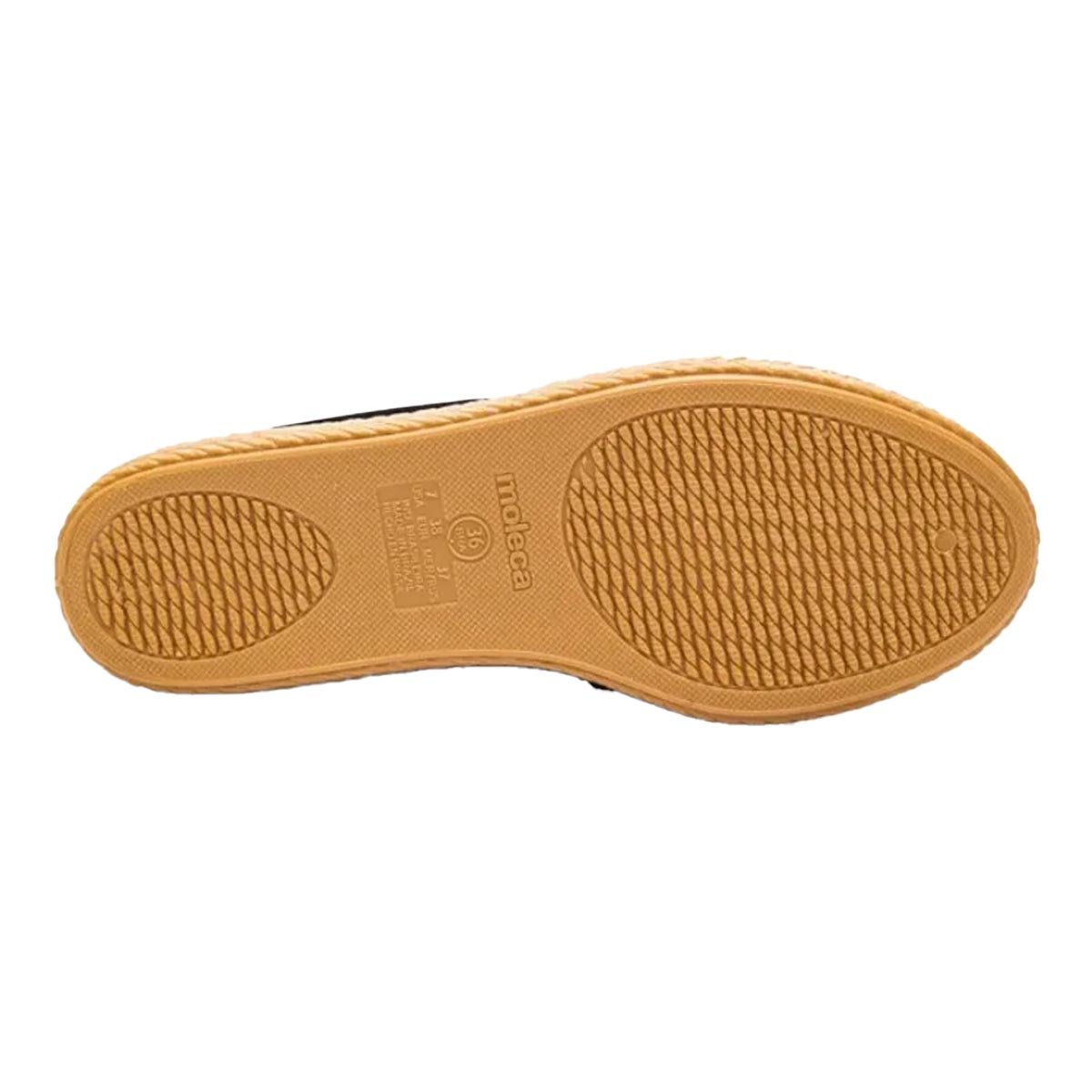 Kit 2 Pares de Sapatilhas Alpargatas Moleca Microperfuros - Preto Nude Preto/Rosa 3