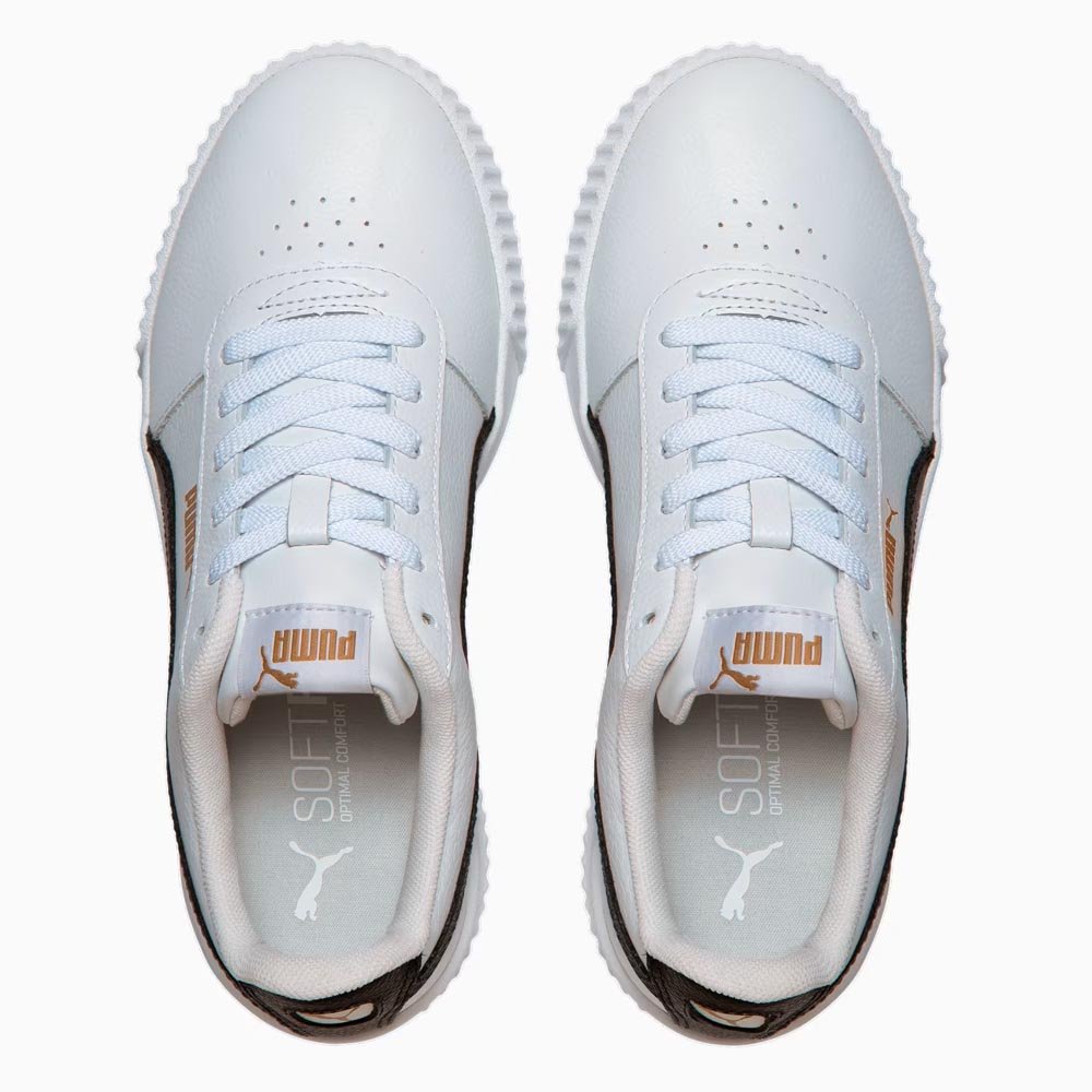 Tênis Puma Carina Feminino 3.0 Branco/ Preto Branco 5
