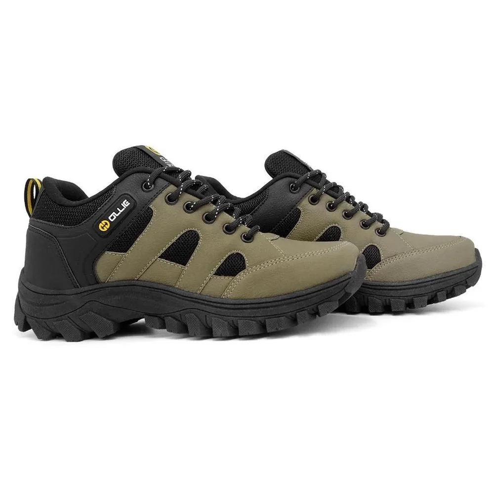 Tênis Trekking Trilha Broncos Adventure Ollie -  Preto/ Oliva Verde/Preto 3