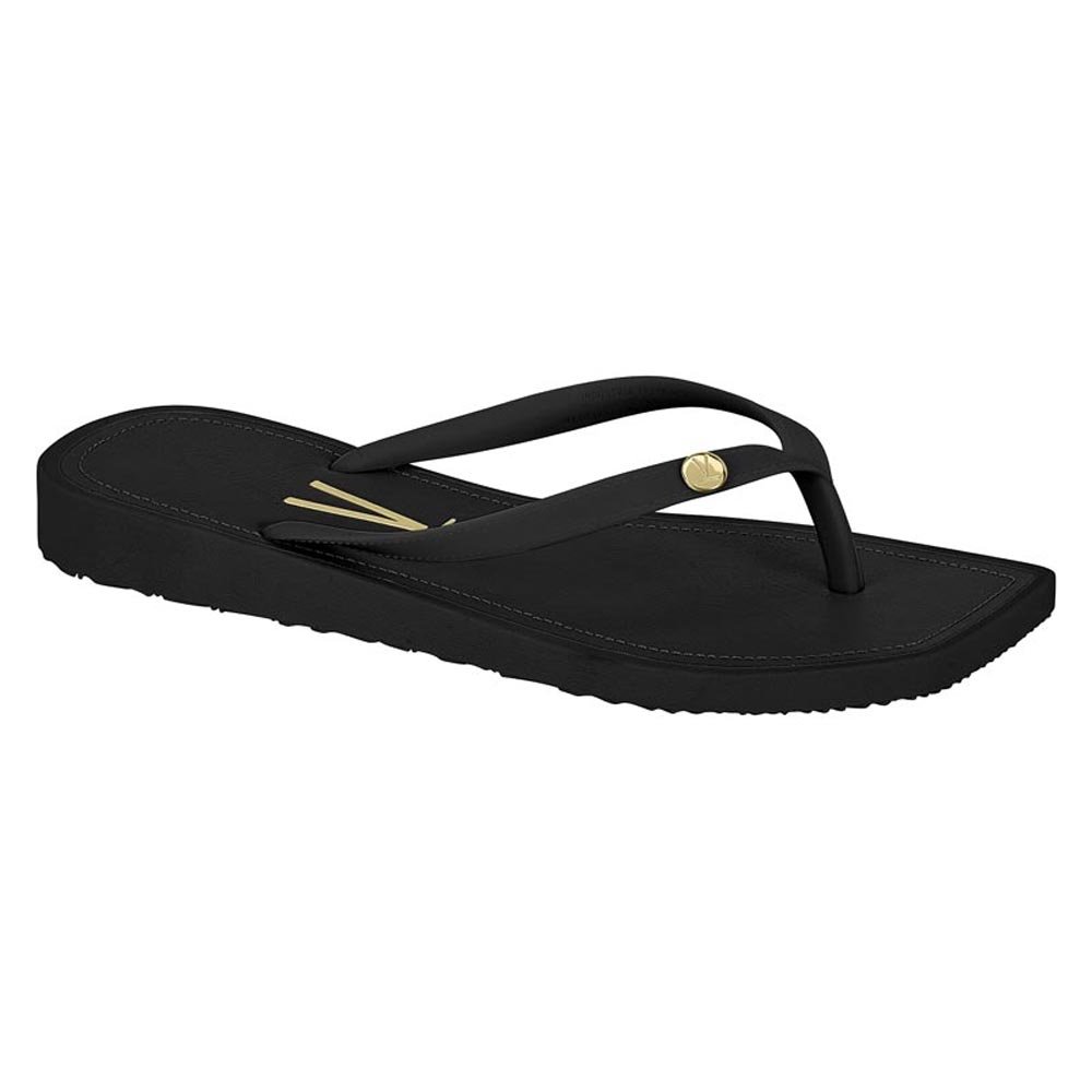 Chinelo Sandália Feminino Vizzano Confortável Bico Quadrado - Preto